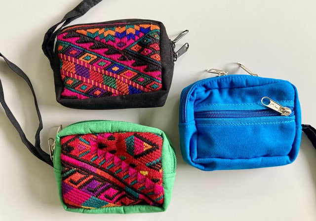 Huipil Suede Coin Purse