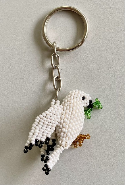 Peace Dove Keychain