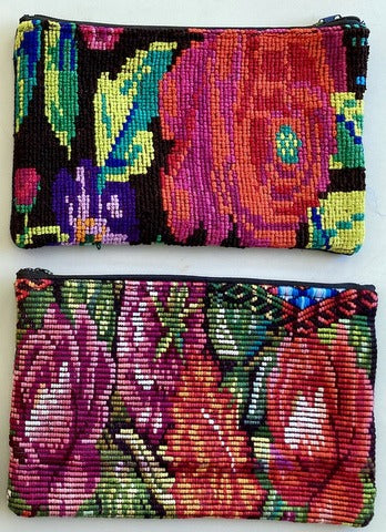 Huipil Flowers Cosmetic Case