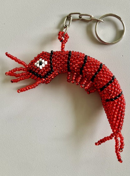 Shrimp Keychain