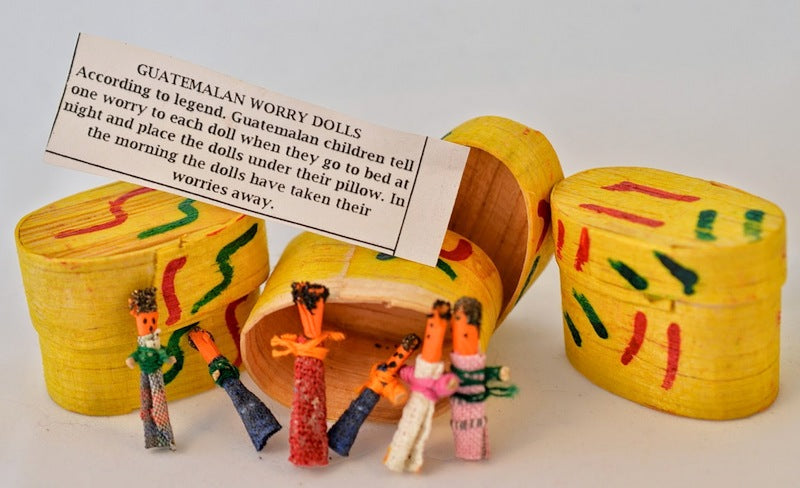 Box of 6 Worry Dolls